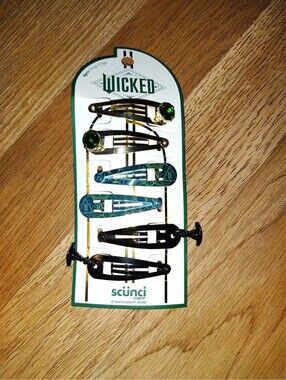 Scünci by Conair "Wicked" Movie Collaboration 6-Piece Snap Hair Clip Set